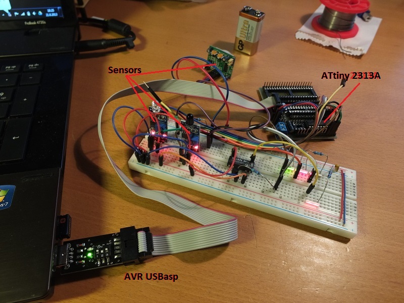 Testing sensors