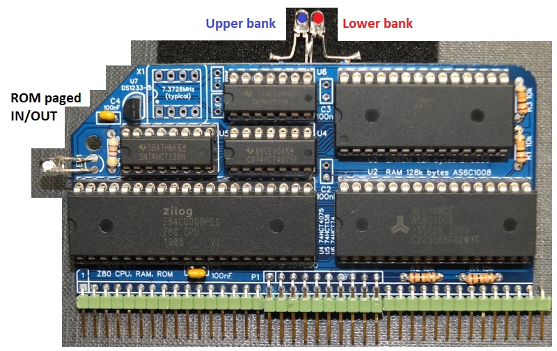 SC108 – Z80 CPU ROM, and RAM module