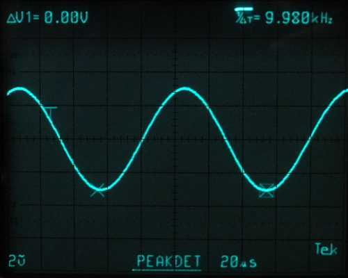 Save Waveform to memory 1, step 1