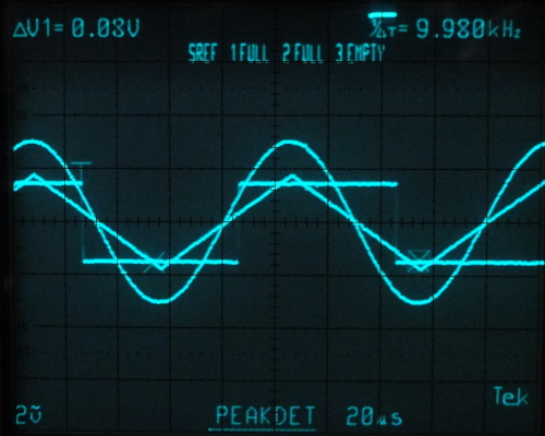 Save Waveform to memory 3, step 1