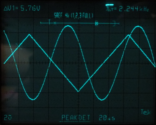 Save 1k Waveform to memory 1, step 1