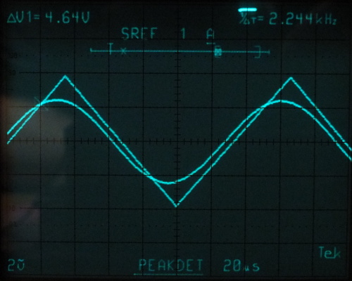 Save 1k Waveform to memory 1, step 2