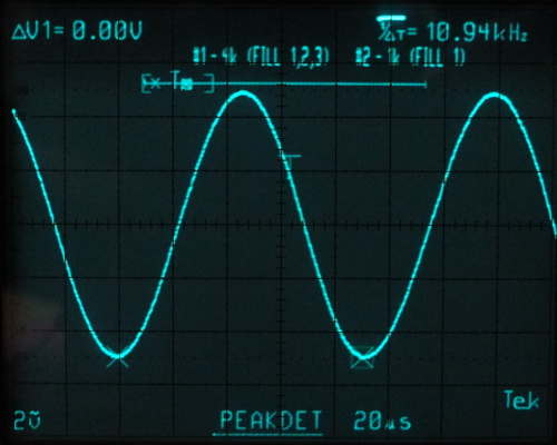 Save Waveform to memory 1, step 3