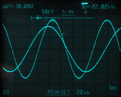 Save Waveform to memory 1, step 1