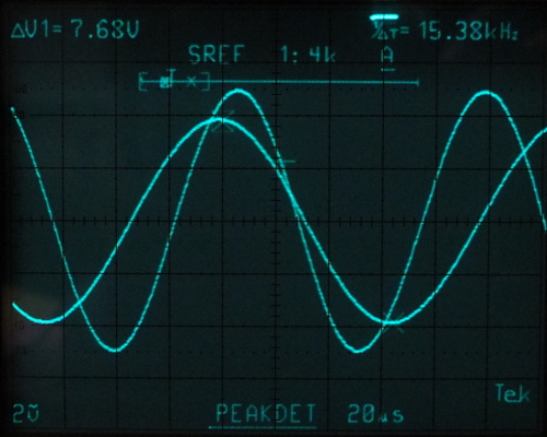 Save Waveform to memory 1, step 2