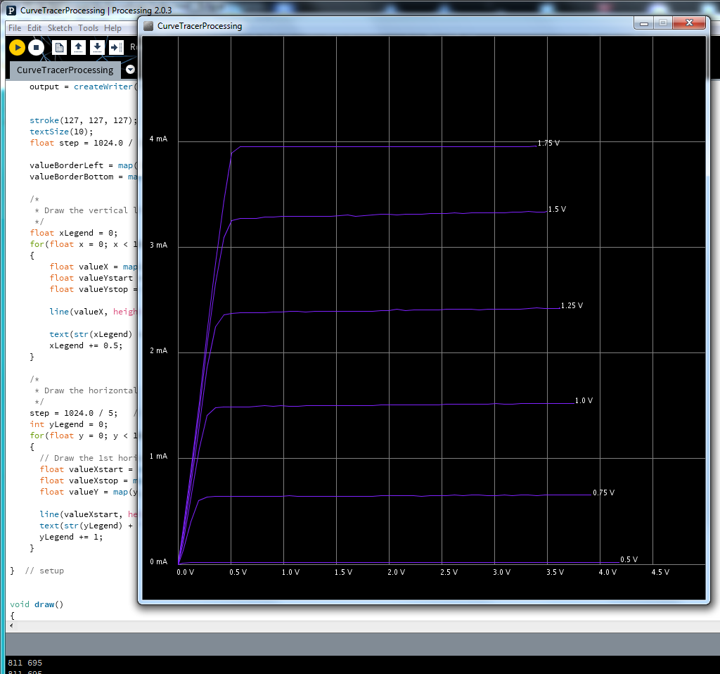 Running Processing sketch